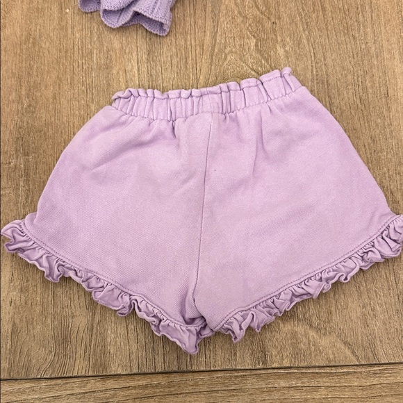 Zara Lavender Crochet Tank and Shorts Set Size 2-3 - Picture 6 of 6